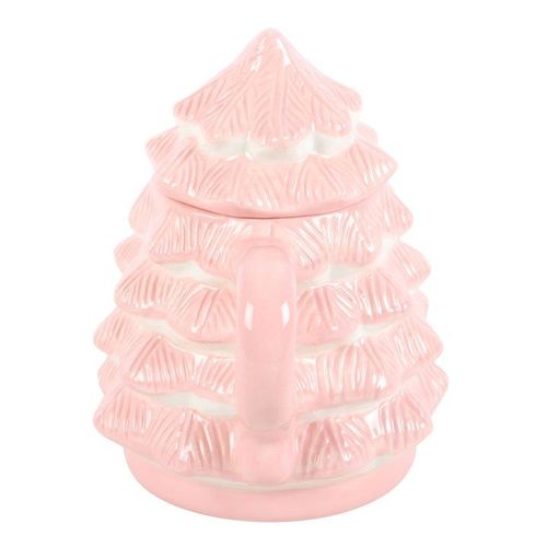 Pink Christmas Tree Shaped Mug | Inspired Creative Gifts | UK Supplier