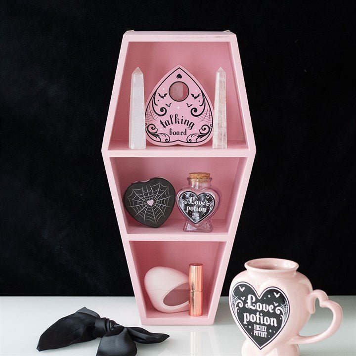 Pink Coffin Shelf | Inspired Creative Gifts | UK Supplier