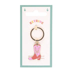 Pink Cowboy Boot Keyring | Inspired Creative Gifts | UK Supplier