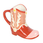 Pink Cowboy Boot Shaped Mug | Inspired Creative Gifts | UK Supplier