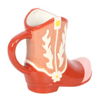 Pink Cowboy Boot Shaped Mug | Inspired Creative Gifts | UK Supplier