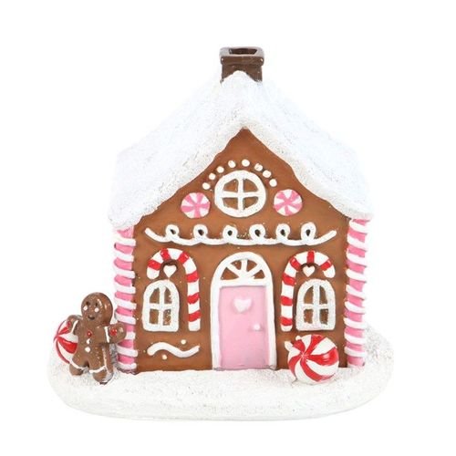 Pink Gingerbread House Incense Cone Burner | Inspired Creative Gifts | UK Supplier