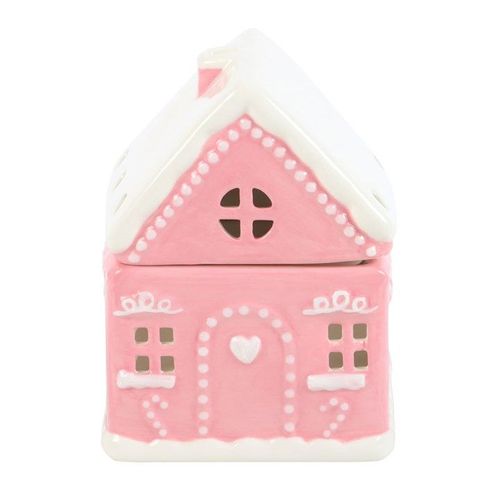Pink Gingerbread House Oil Burner | Inspired Creative Gifts | UK Supplier