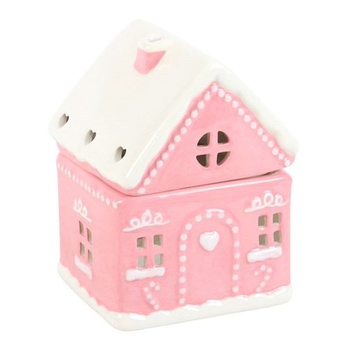 Pink Gingerbread House Oil Burner | Inspired Creative Gifts | UK Supplier