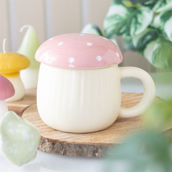 Pink Mushroom Mug | Inspired Creative Gifts | UK Supplier