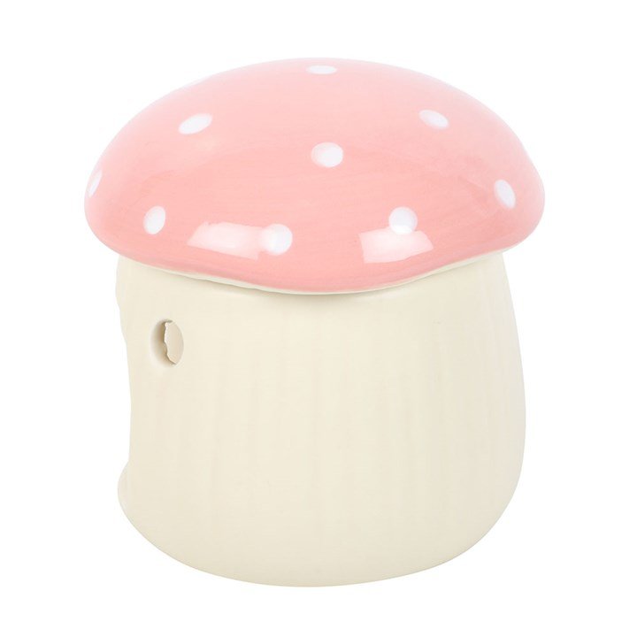 Pink Mushroom Oil Burner | Inspired Creative Gifts | UK Supplier