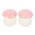Pink Mushroom Salt and Pepper Shakers | Inspired Creative Gifts | UK Supplier