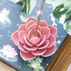 Pink Water Lily Incense Stick Holder | Inspired Creative Gifts | UK Supplier