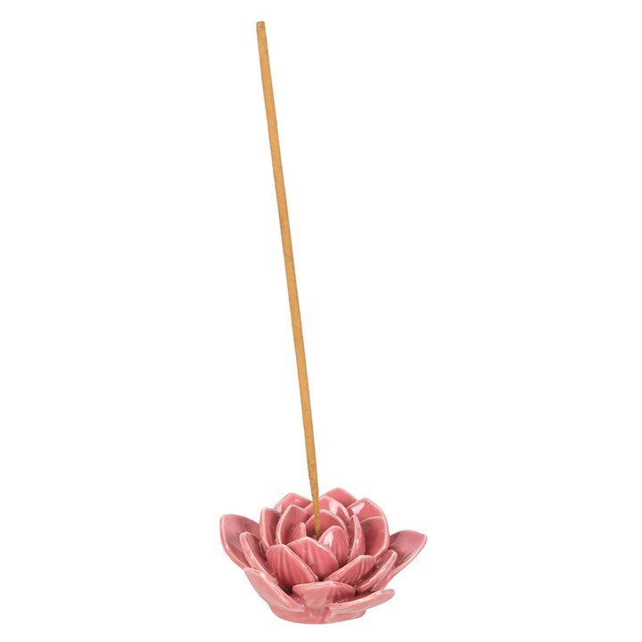 Pink Water Lily Incense Stick Holder | Inspired Creative Gifts | UK Supplier