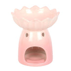 Pink Water Lily Oil Burner and Wax Warmer | Inspired Creative Gifts | UK Supplier