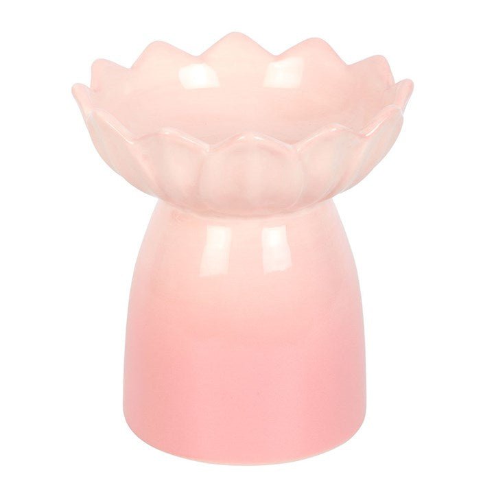 Pink Water Lily Oil Burner and Wax Warmer | Inspired Creative Gifts | UK Supplier