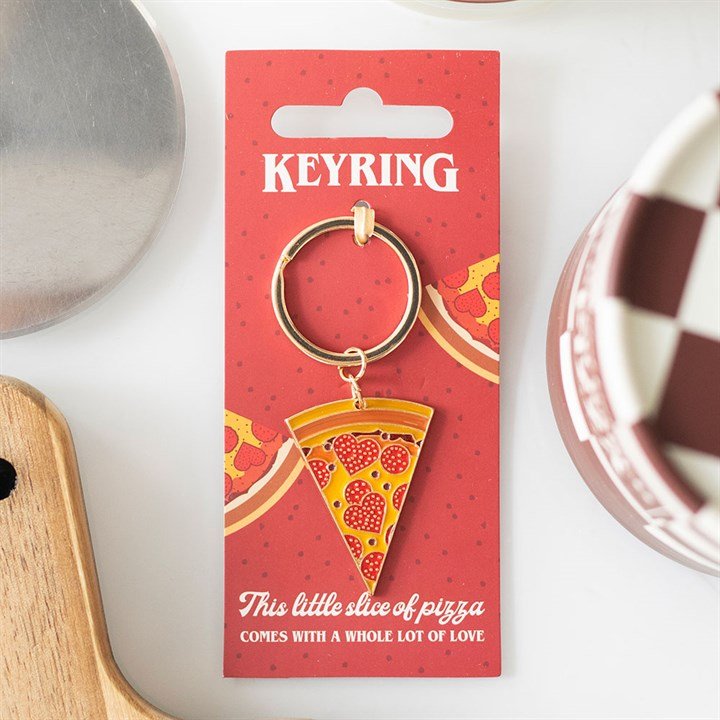 Pizza Slice Keyring | Inspired Creative Gifts
