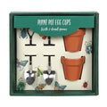Plant Pot Egg Cup Set with Shovel Spoons | Inspired Creative Gifts | UK Supplier