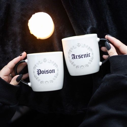 Poison and Arsenic Couples Mug Set | Inspired Creative Gifts | UK Supplier