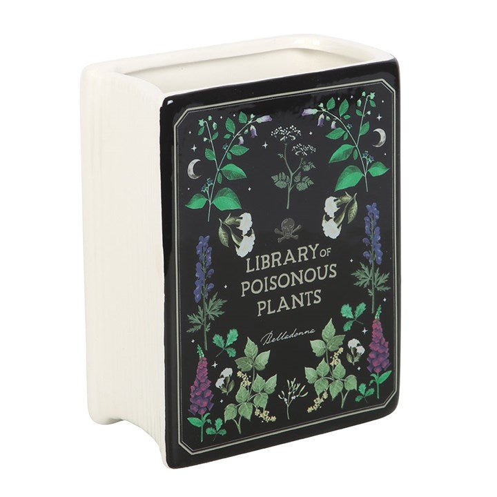 Poisonous Plants Book Shaped Vase | Inspired Creative Gifts | UK Supplier