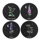 Poisonous Plants Coaster Set | Inspired Creative Gifts | UK Supplier