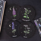 Poisonous Plants Coaster Set | Inspired Creative Gifts | UK Supplier
