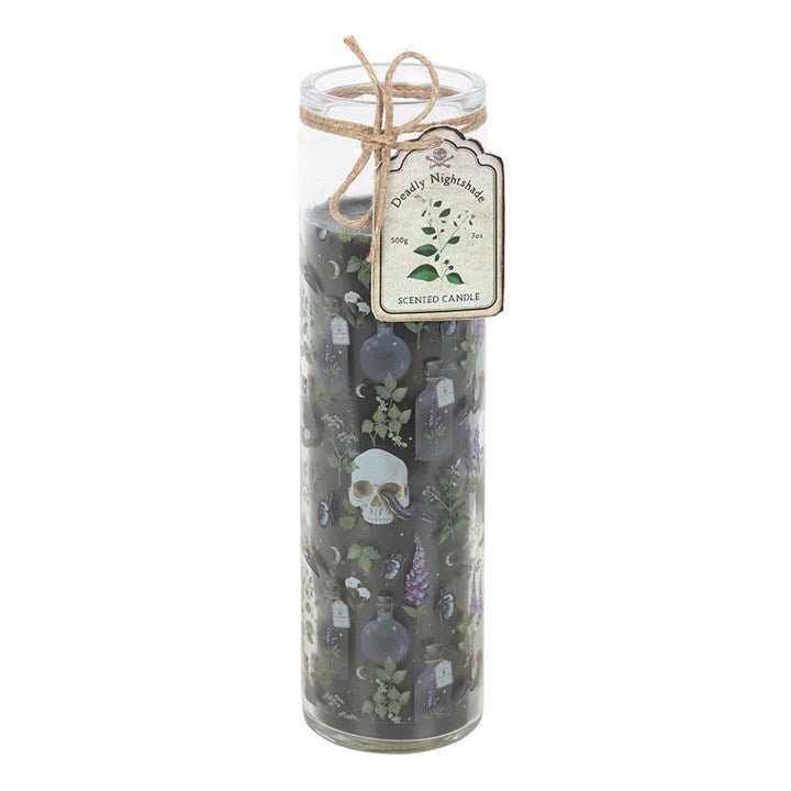 Poisonous Plants Deadly Nightshade Tube Candle | Inspired Creative Gifts | UK Supplier