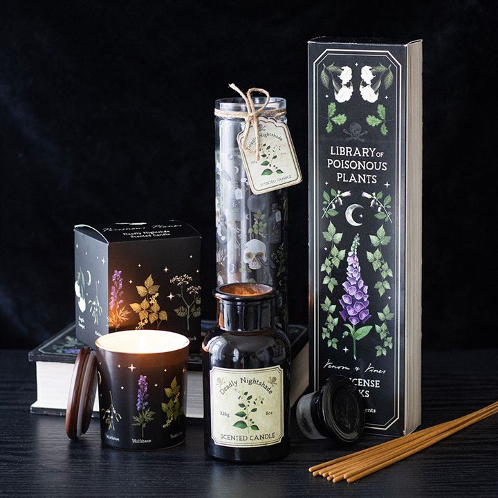 Poisonous Plants Deadly Nightshade Tube Candle | Inspired Creative Gifts | UK Supplier
