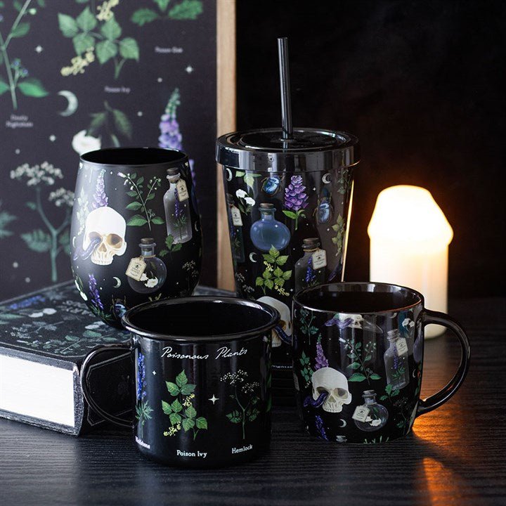 Poisonous Plants Enamel Mug | Inspired Creative Gifts | UK Supplier