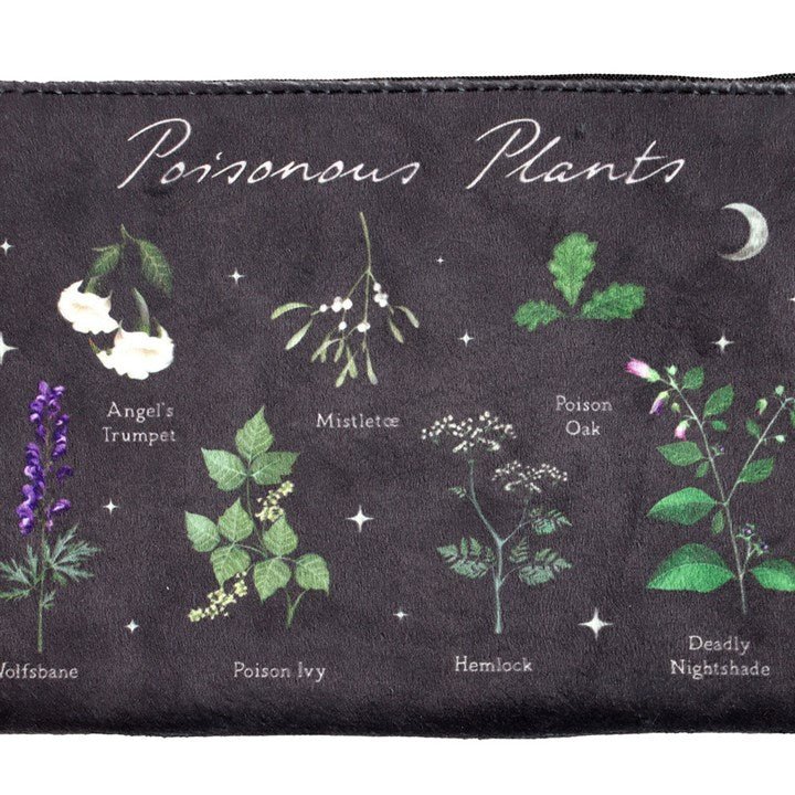 Poisonous Plants Makeup Bag | Inspired Creative Gifts | UK Supplier