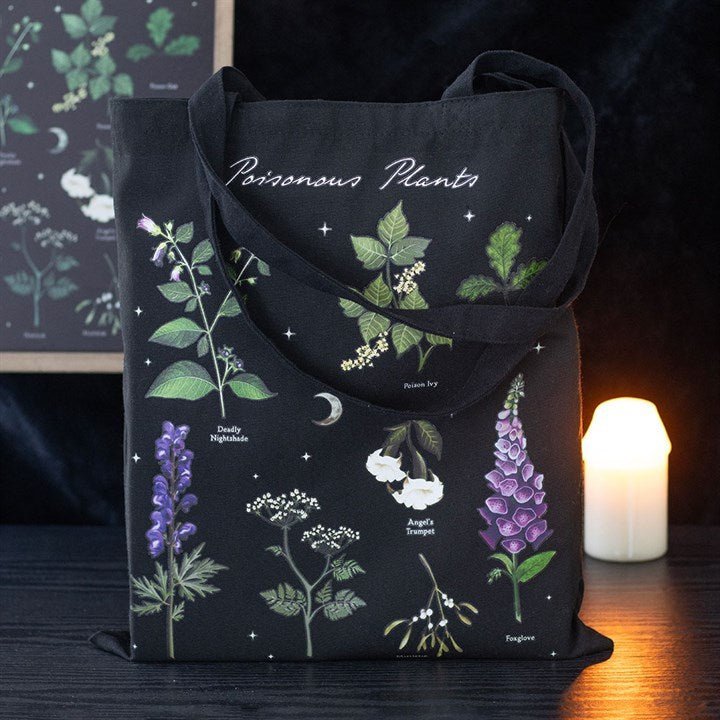 Poisonous Plants Polycotton Tote Bag | Inspired Creative Gifts | UK Supplier