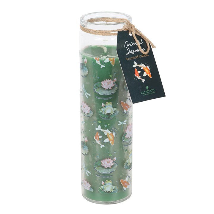 Pond Print Oriental Jasmine Tube Candle | Inspired Creative Gifts | UK Supplier