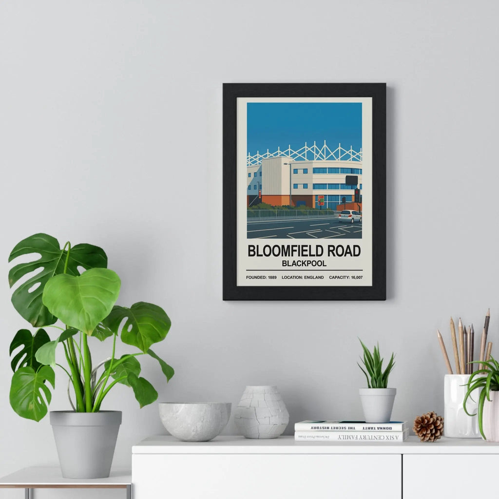 Blackpool Bloomfield Road Stadium Print