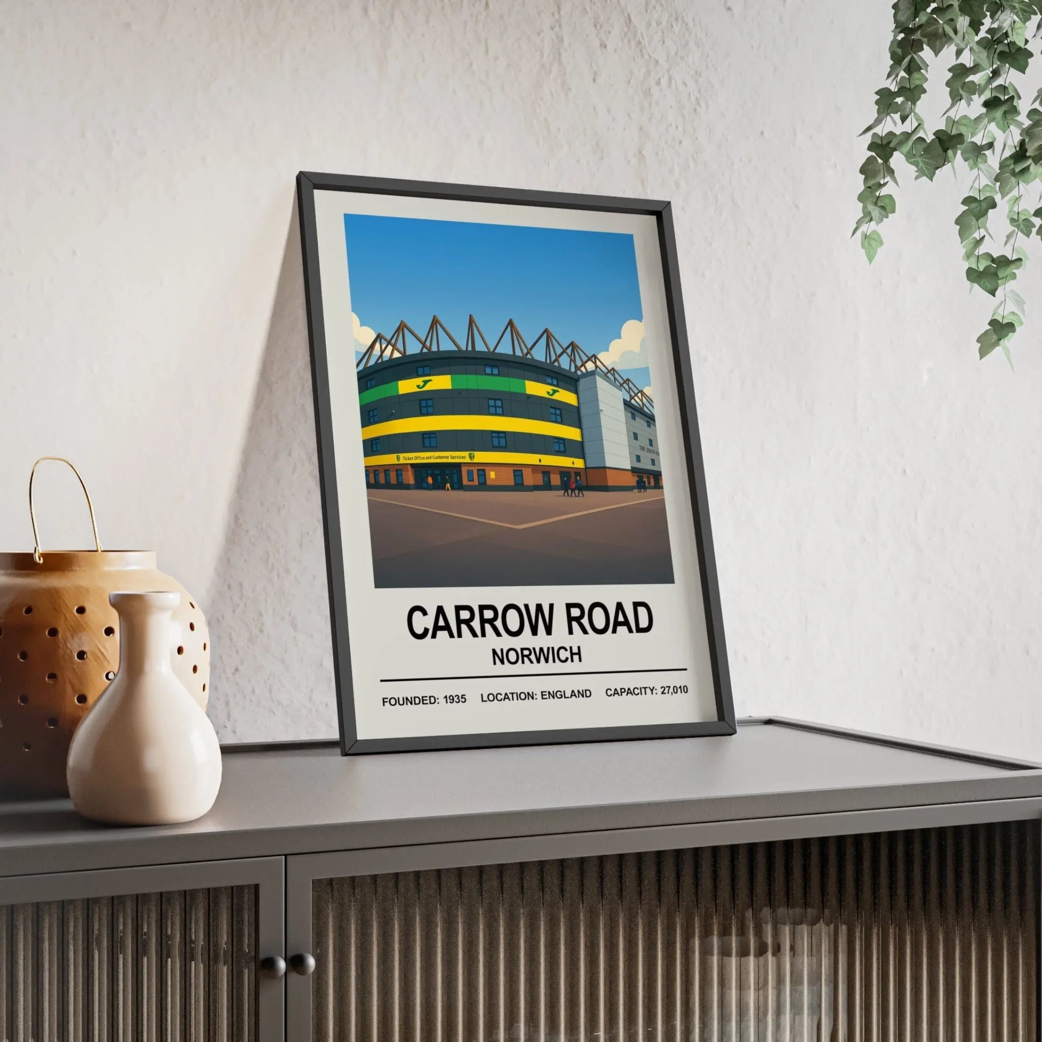 Norwich Carrow Road Stadium Print