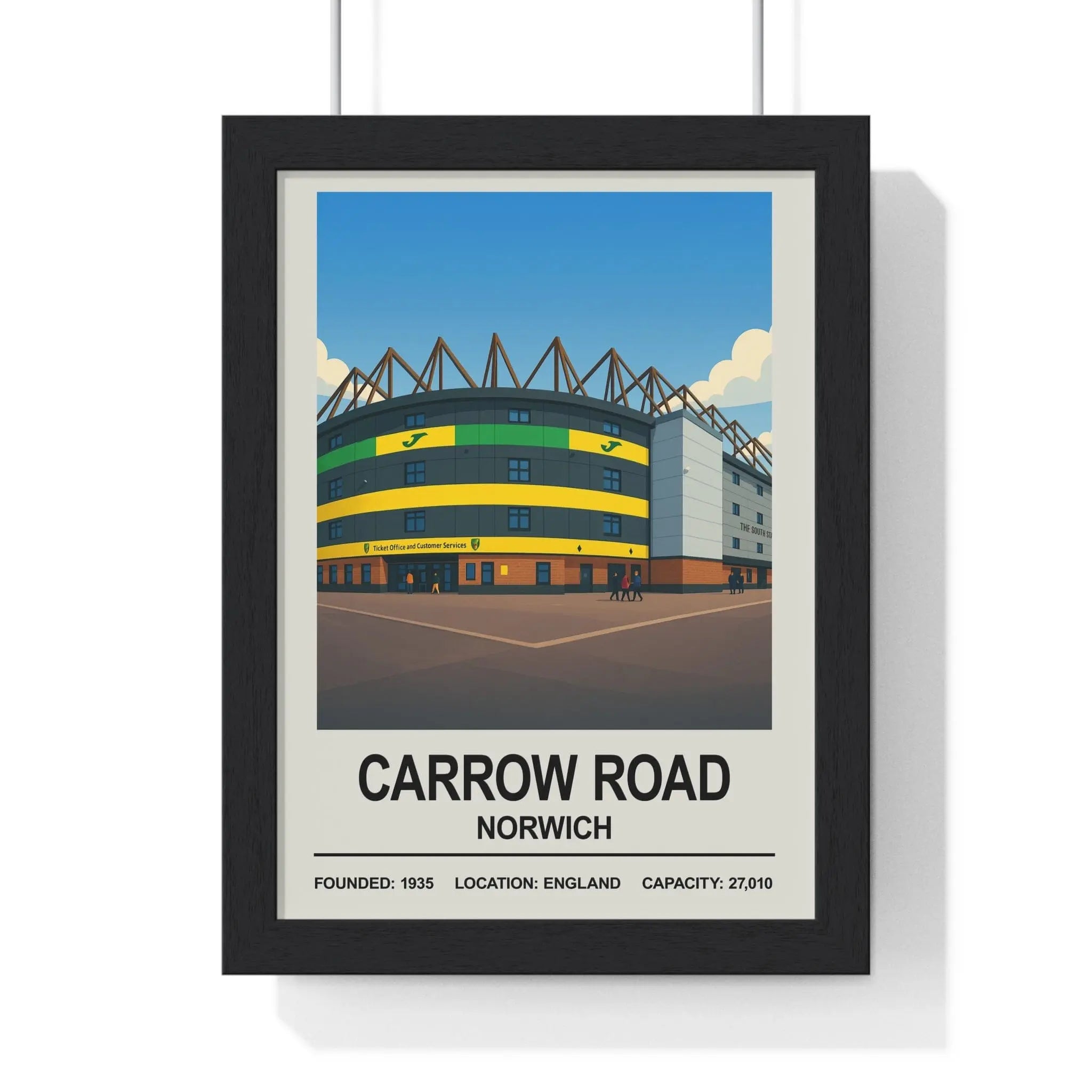 Norwich Carrow Road Stadium Print
