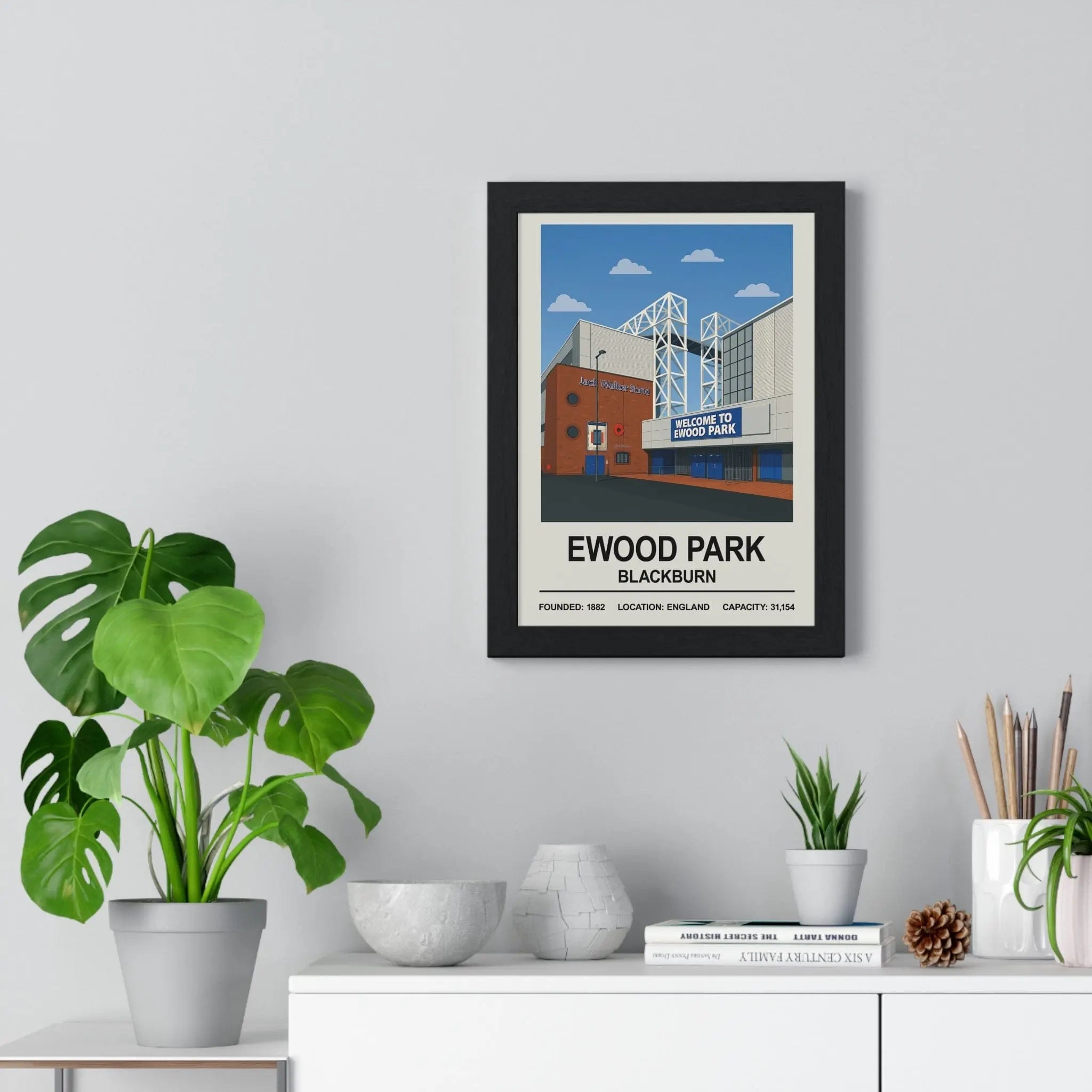 Blackburn Rovers Ewood Park Stadium Print