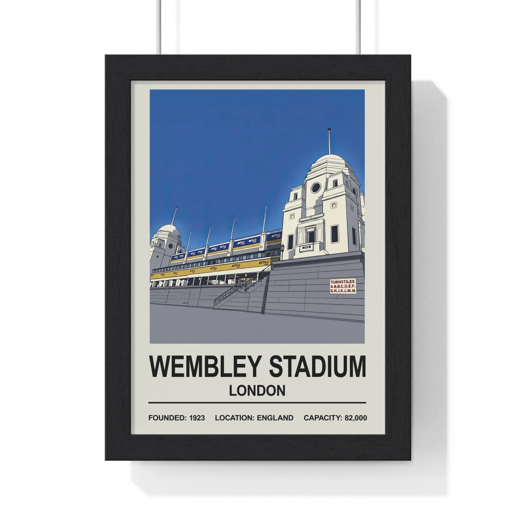 Wembley Stadium Print Twin Towers Print
