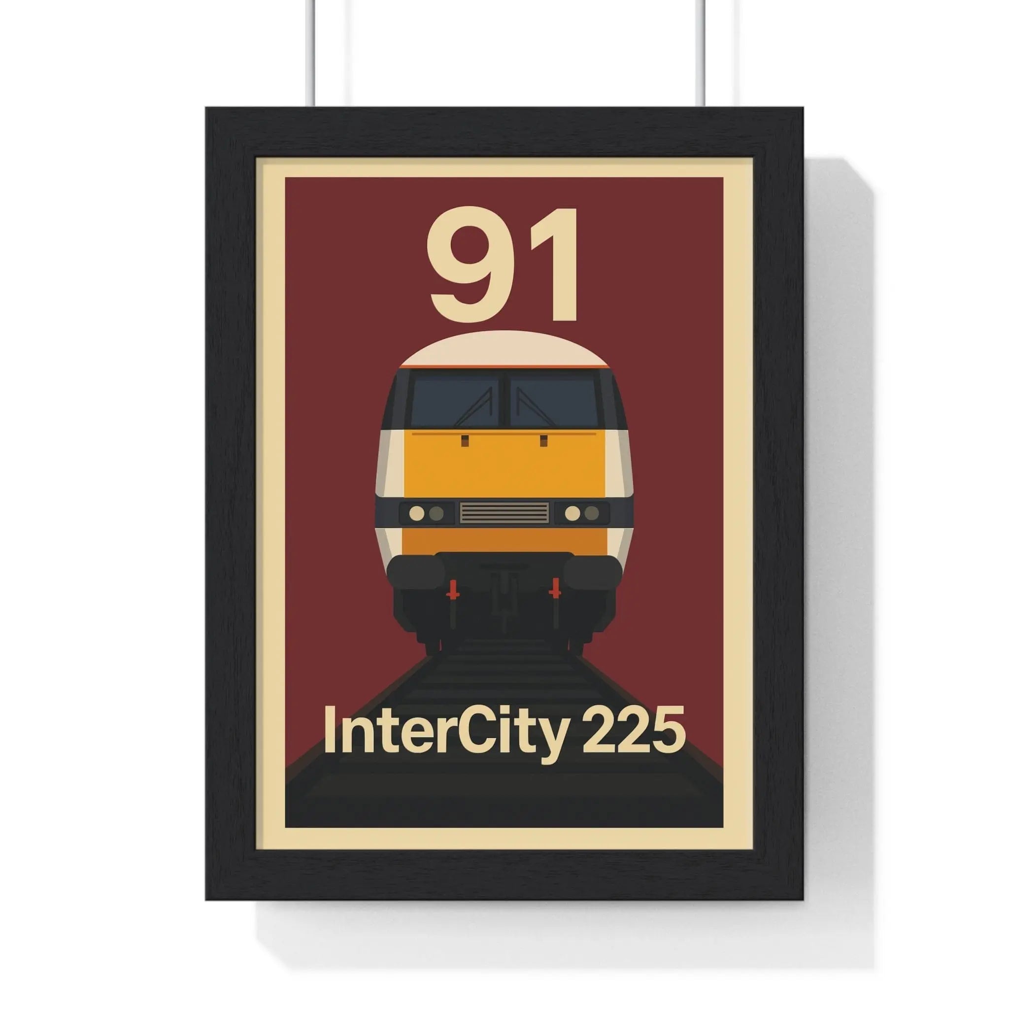 InterCity 225 Class 91 Train Poster – Iconic British Railway Wall Art