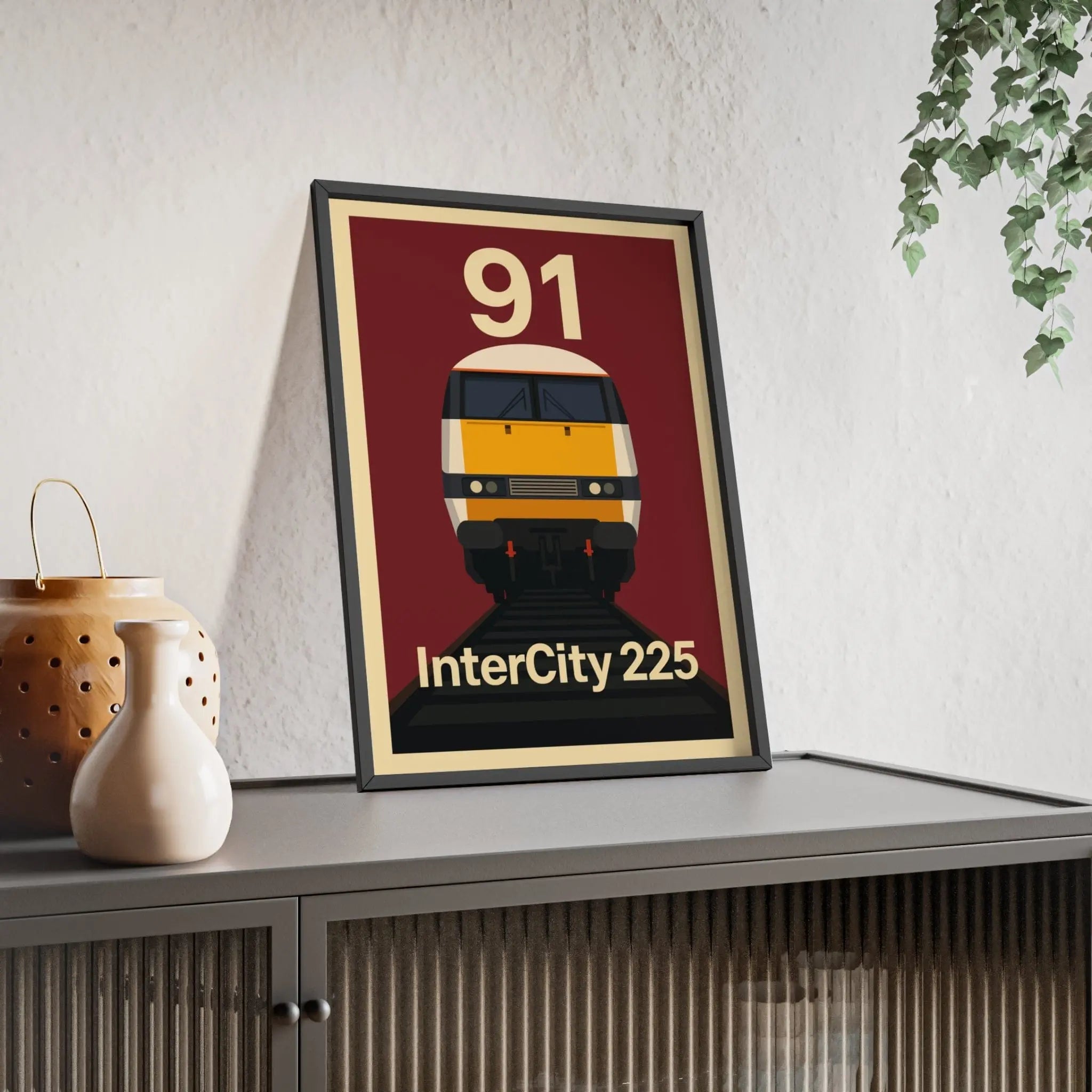 InterCity 225 Class 91 Train Poster – Iconic British Railway Wall Art