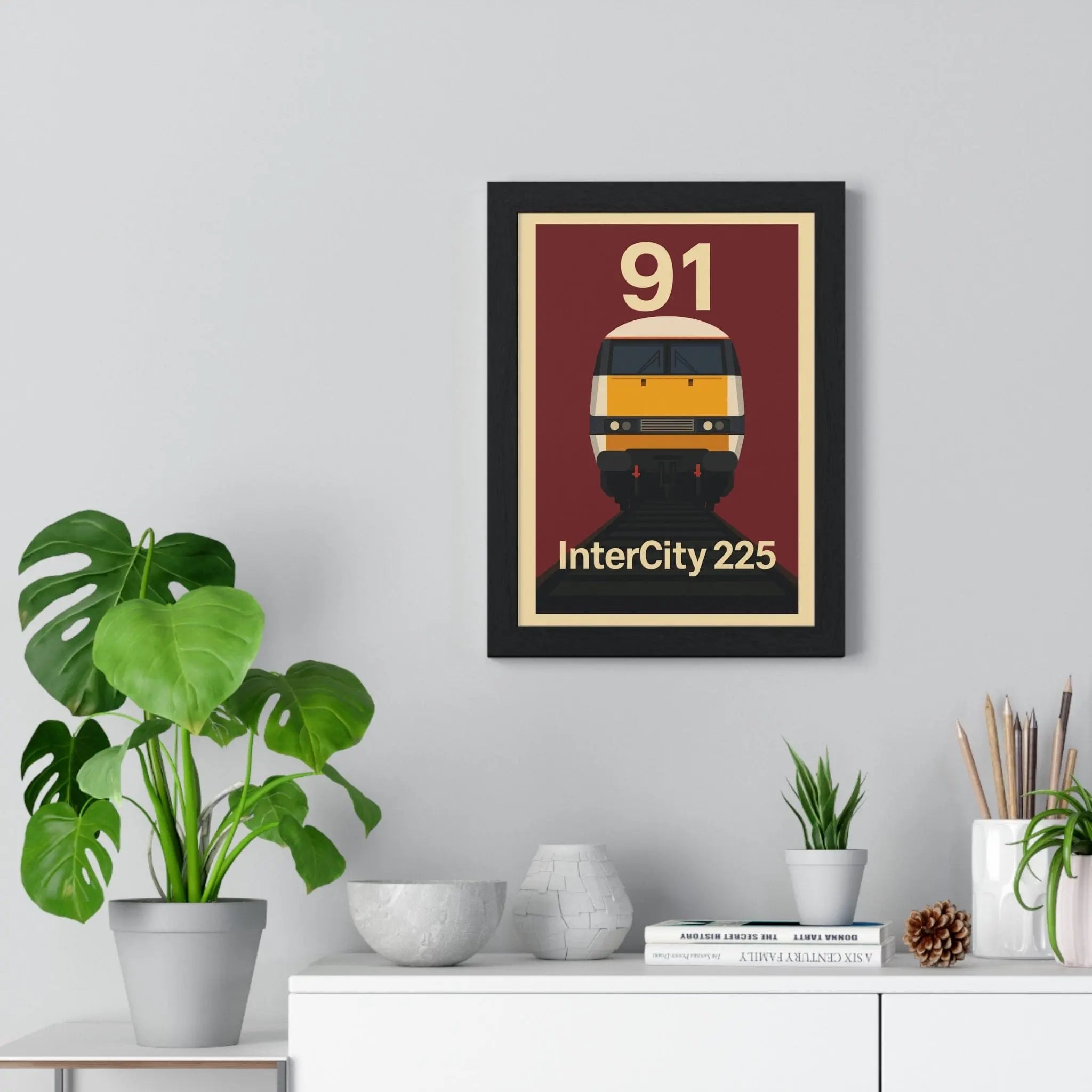 InterCity 225 Class 91 Train Poster – Iconic British Railway Wall Art