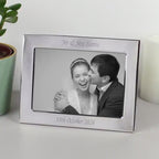 Personalised Silver Plated 6x4 Engraved Photo Frame
