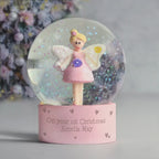 Personalised Fairy Glitter Glass Snow Globe | Custom Christmas Decoration