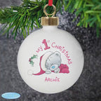 Personalised Me To You My 1st Christmas Bauble