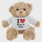 Personalised I Love... Custom Plush Teddy Bear