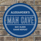 Personalised Man Cave Heritage Plaque | Custom Name Sign for Him