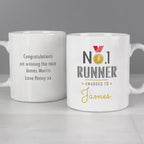 Personalised No.1 Runner Ceramic Mug | Custom Award Gift
