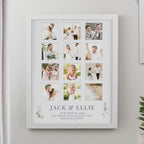 Personalised Wedding White Multi Photo Frame