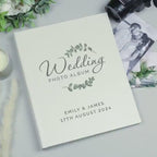 Personalised Botanical Traditional Custom Wedding Album