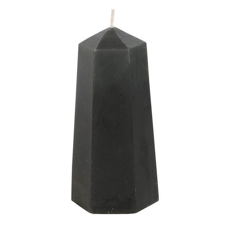 Protection Crystal Candle with Rough Black Obsidian | Inspired Creative Gifts | UK Supplier