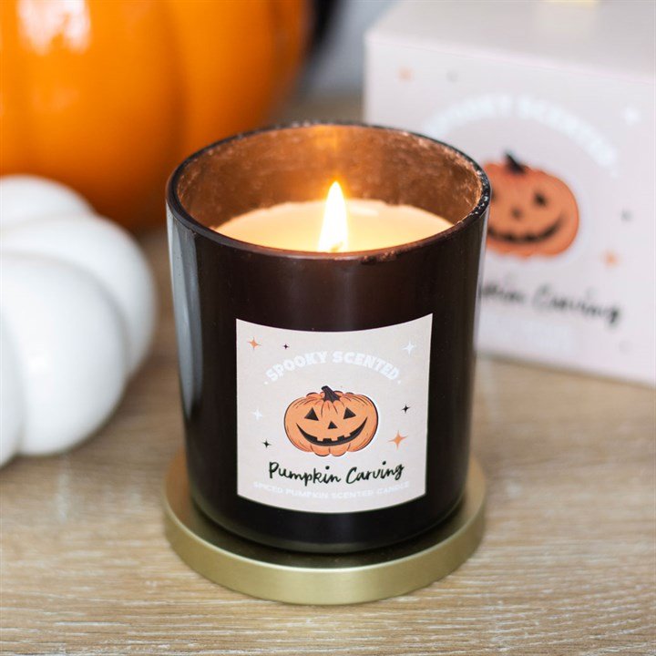 Pumpkin Carving Spiced Pumpkin Candle | Inspired Creative Gifts | UK Supplier