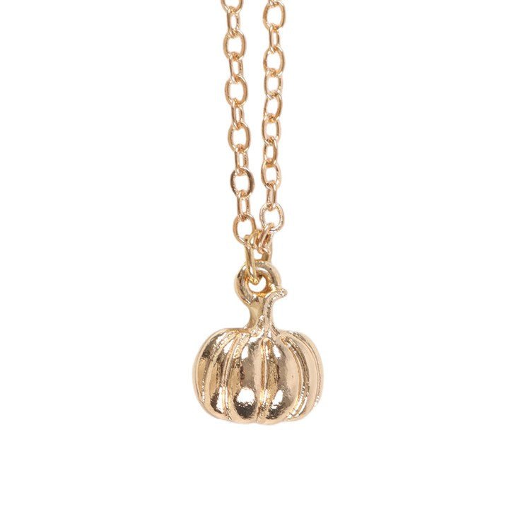 Pumpkin Necklace on Greeting Card | Inspired Creative Gifts | UK Supplier