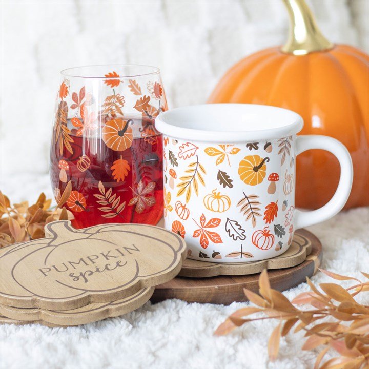 Pumpkin Spice Coaster Set | Inspired Creative Gifts | UK Supplier