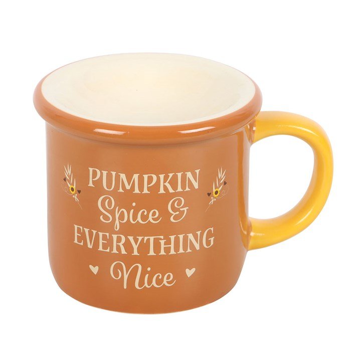Pumpkin Spice Mug Oil Burner and Wax Warmer | Inspired Creative Gifts | UK Supplier