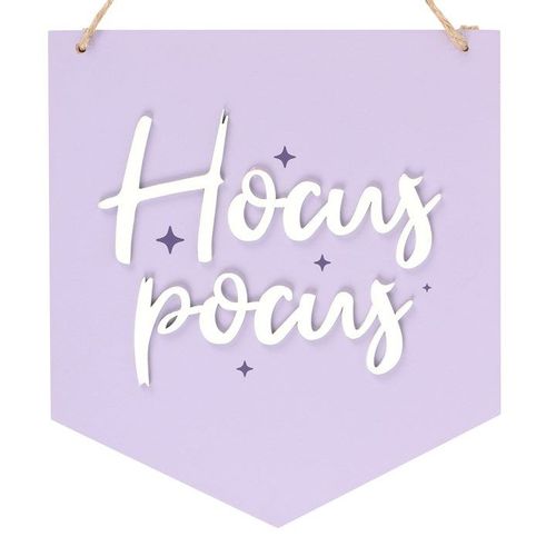 Purple Hocus Pocus Hanging Sign | Inspired Creative Gifts | UK Supplier