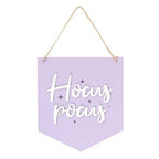 Purple Hocus Pocus Hanging Sign | Inspired Creative Gifts | UK Supplier